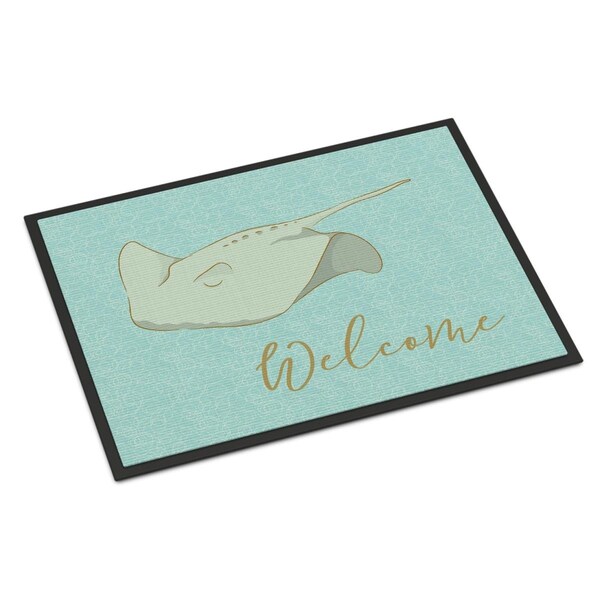 Carolines Treasures Sting Ray Welcome Indoor or Outdoor Mat - 18 x 27 in. BB8561MAT - main